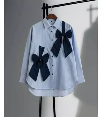 Vallina Outfit - Renata Blouse Top Kemeja Wanita Korean Style Atasan Kerja Premium Shirt